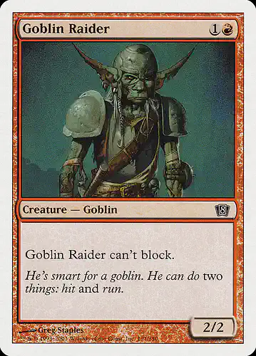 Goblin Raider - 8ed Spoiler