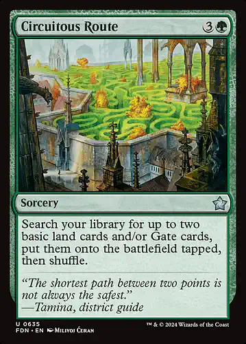 Circuitous Route - fdn Spoiler