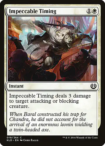 Impeccable Timing - kld Spoiler