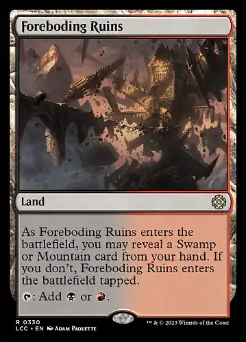 Foreboding Ruins - lcc Spoiler