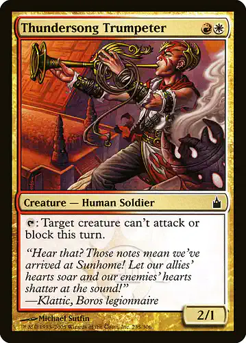 Thundersong Trumpeter - rav Spoiler