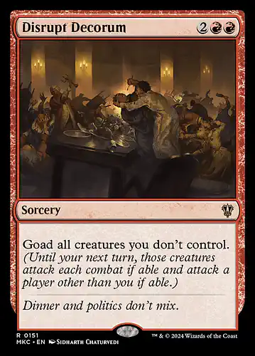 Disrupt Decorum - mkc Spoiler