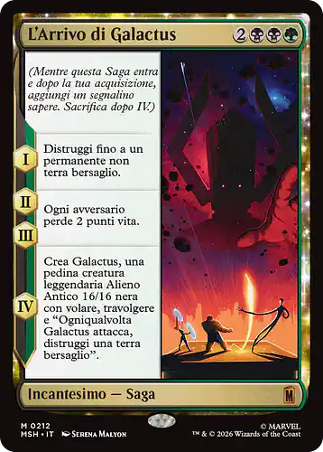 The Coming of Galactus - msh Spoiler