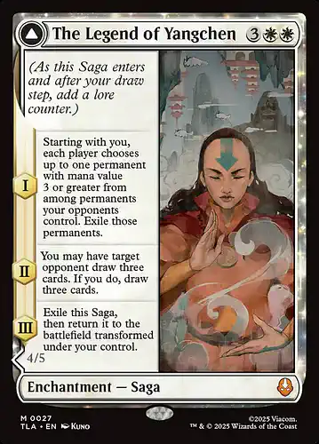 The Legend of Yangchen - tla Spoiler