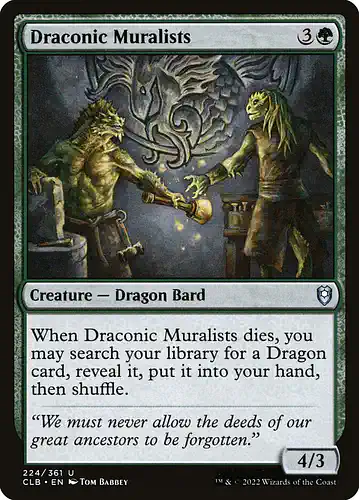 Draconic Muralists - clb Spoiler