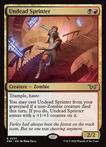 Undead Sprinter - dsk Spoiler