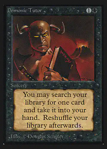 Demonic Tutor - cei Spoiler