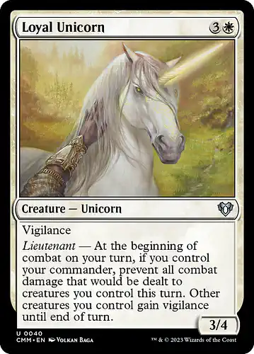 Loyal Unicorn - cmm Spoiler