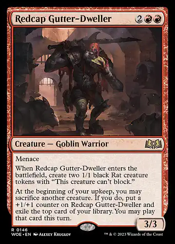Redcap Gutter-Dweller - woe Spoiler