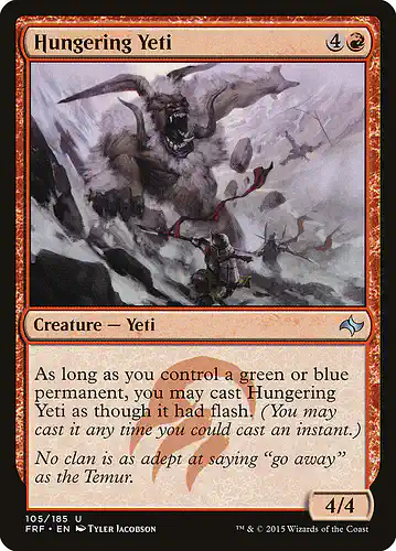 Hungering Yeti - frf Spoiler