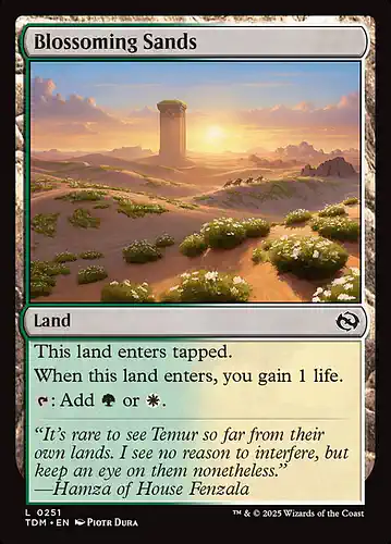 Blossoming Sands - tdm Spoiler