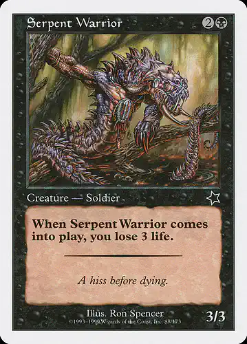 Serpent Warrior - s99 Spoiler