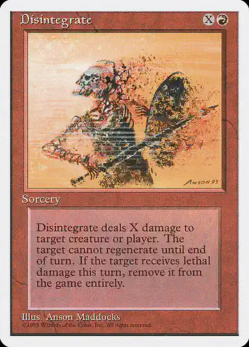 Disintegrate - 4ed Spoiler