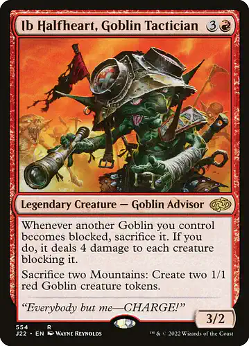 Ib Halfheart, Goblin Tactician - j22 Spoiler