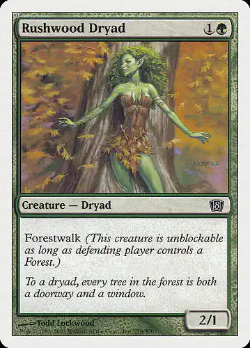 Rushwood Dryad - 8ed Spoiler