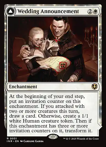 Wedding Announcement - inr Spoiler