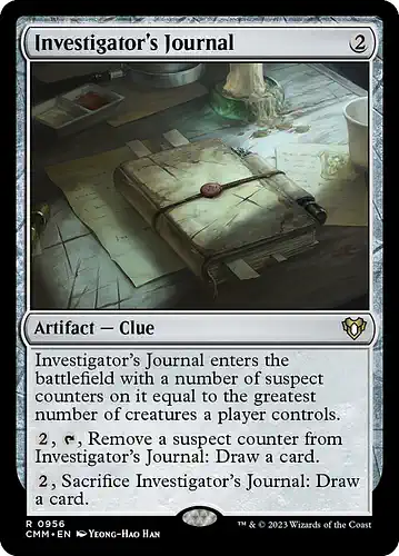 Investigator's Journal - cmm Spoiler