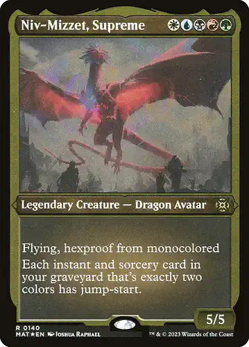 Niv-Mizzet, Supreme - mat Spoiler