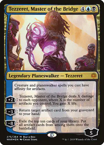 Tezzeret, Master of the Bridge - war Spoiler