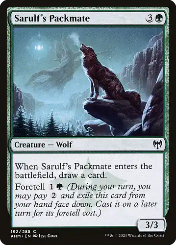 Sarulf's Packmate - khm Spoiler