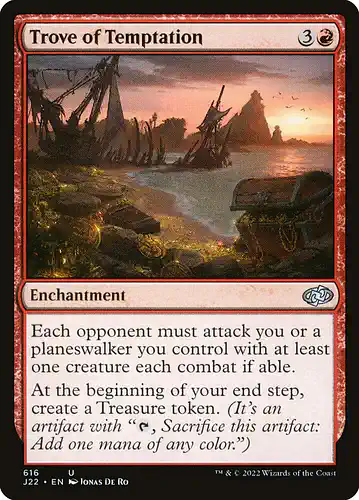 Trove of Temptation - j22 Spoiler