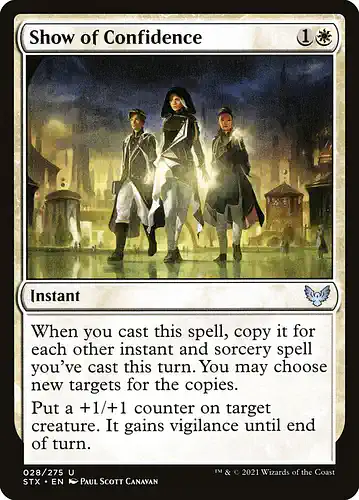 Show of Confidence - stx Spoiler
