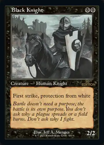 Black Knight - 30a Spoiler