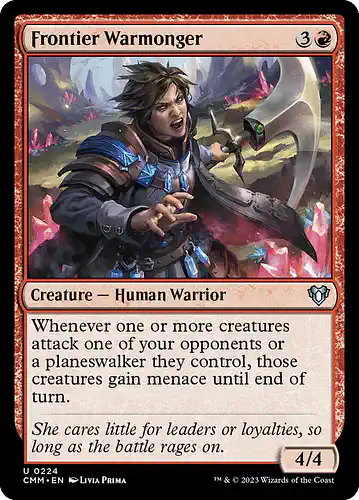 Frontier Warmonger - cmm Spoiler