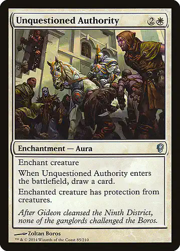 Unquestioned Authority - cns Spoiler