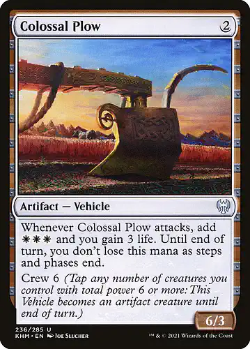 Colossal Plow - khm Spoiler