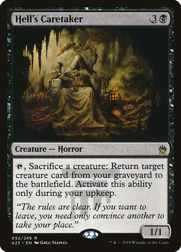 Hell's Caretaker - a25 Spoiler