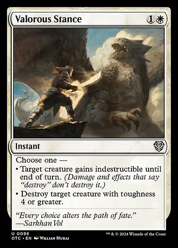 Valorous Stance - otc Spoiler