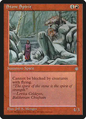 Stone Spirit - ice Spoiler