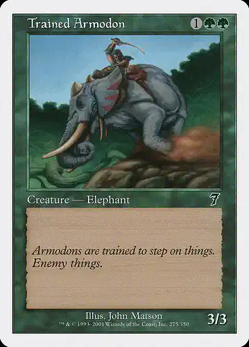 Trained Armodon - 7ed Spoiler
