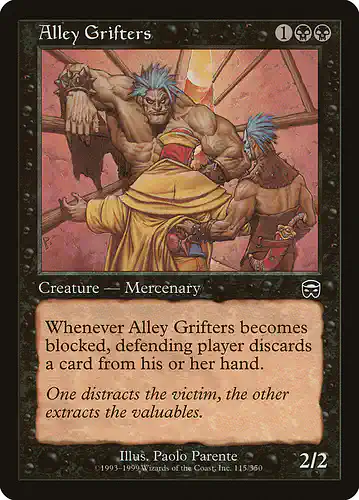 Alley Grifters - mmq Spoiler