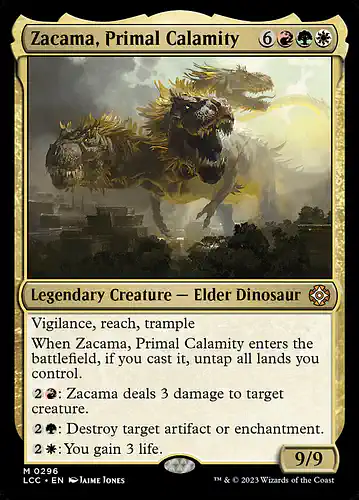 Zacama, Primal Calamity - lcc Spoiler