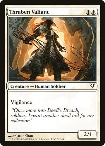 Thraben Valiant - avr Spoiler