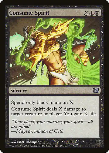 Consume Spirit - 9ed Spoiler