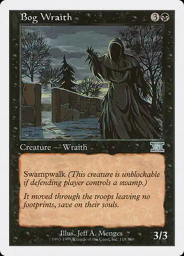 Bog Wraith - 6ed Spoiler