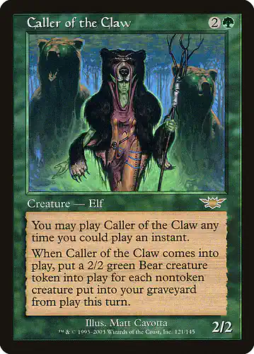 Caller of the Claw - lgn Spoiler