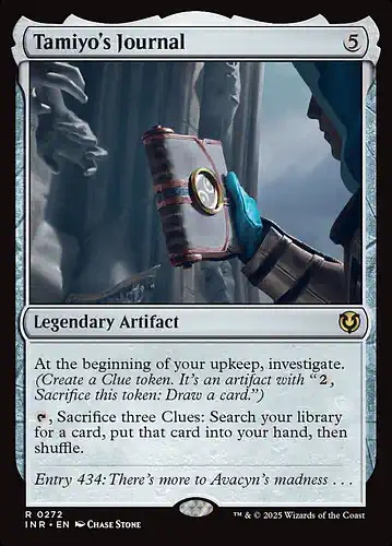 Tamiyo's Journal - inr Spoiler