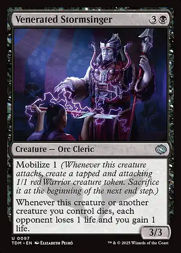 Venerated Stormsinger - tdm Spoiler