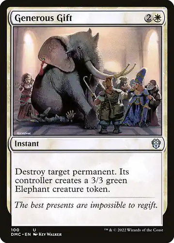 Generous Gift - dmc Spoiler