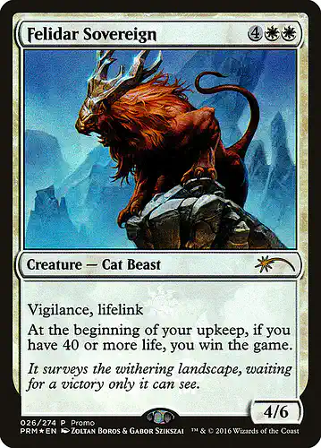 Felidar Sovereign - bfz Spoiler