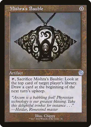 Mishra's Bauble - brr Spoiler