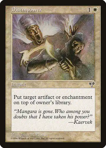 Disempower - mir Spoiler