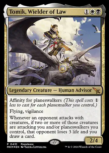 Tomik, Wielder of Law - mkm Spoiler