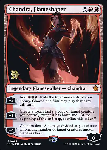 Chandra, Flameshaper - fdn Spoiler