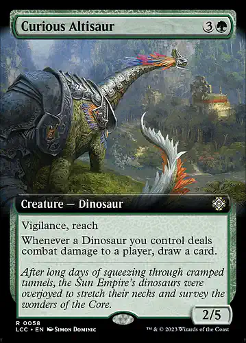 Curious Altisaur - lcc Spoiler