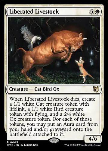 Liberated Livestock - woc Spoiler